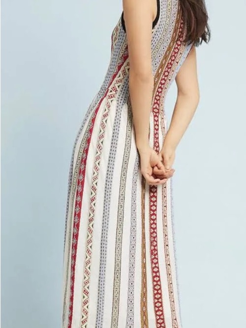 Anthropologie Aldo Martins Multicolor Patterned Knit Tank Dress